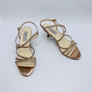 Touch Ups Women's Emery Heeled Rose Gold Sandal 9W